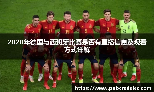2020年德国与西班牙比赛是否有直播信息及观看方式详解